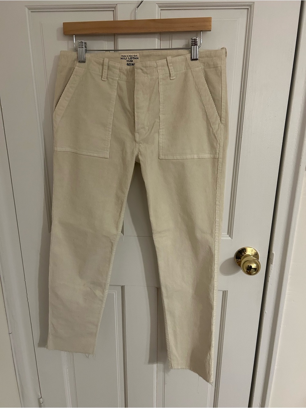 NILI LITAN. NWOT Cotton Workwear Pants -